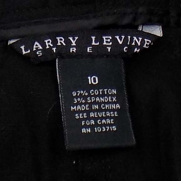 Larry Levine Stretch Bermuda Shorts Size 10 - Picture 9 of 9